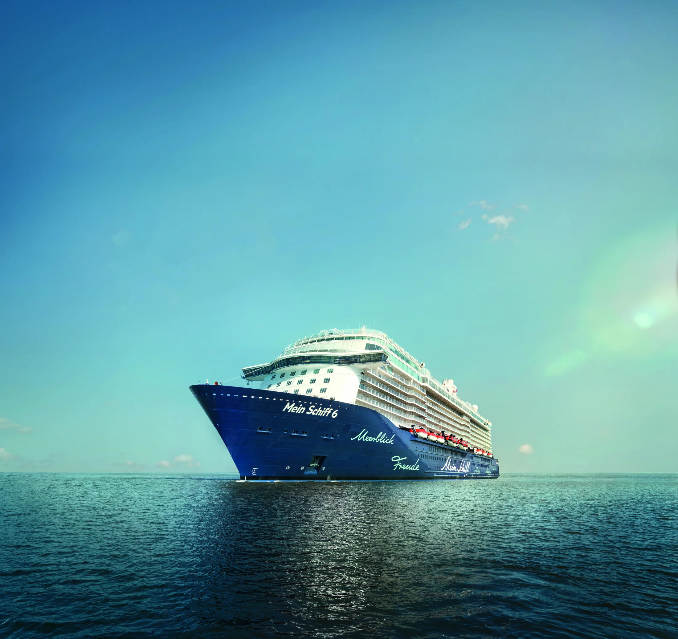 Mein Schiff 6 auf See – Riso Expertise auch an Bord